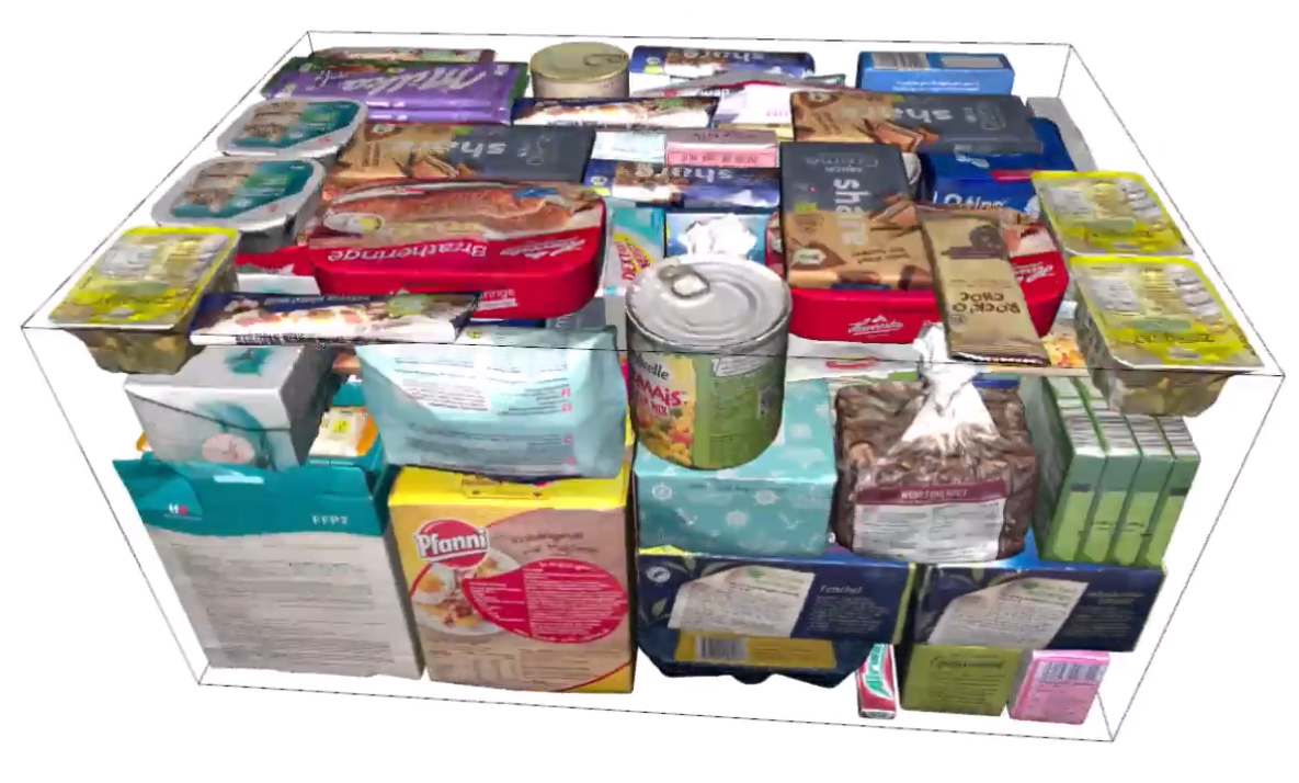 Packplaner für das Bin Picking