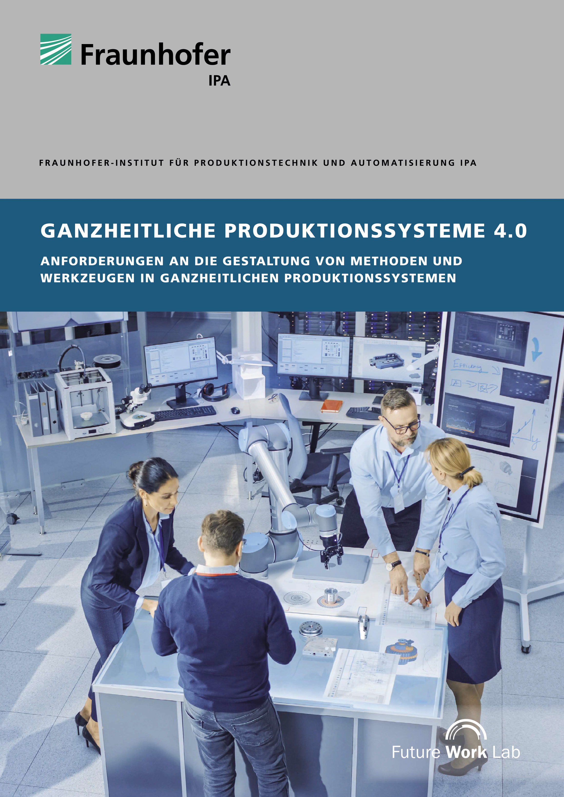 Titelseite der Studie »Ganzheitliche Produktionssysteme 4.0«