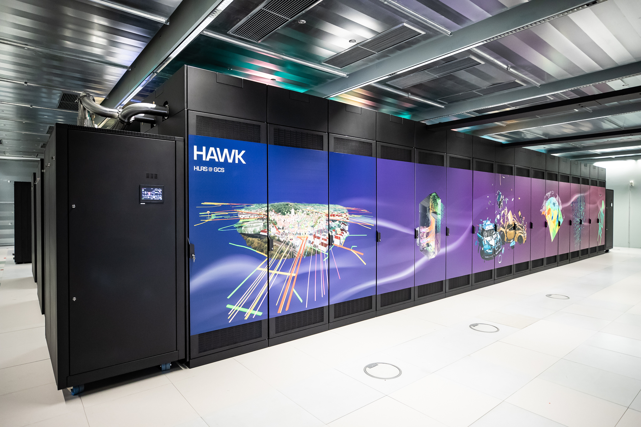 Supercomputers »Hawk« im Höchstleistungsrechenzentrum Stuttgart