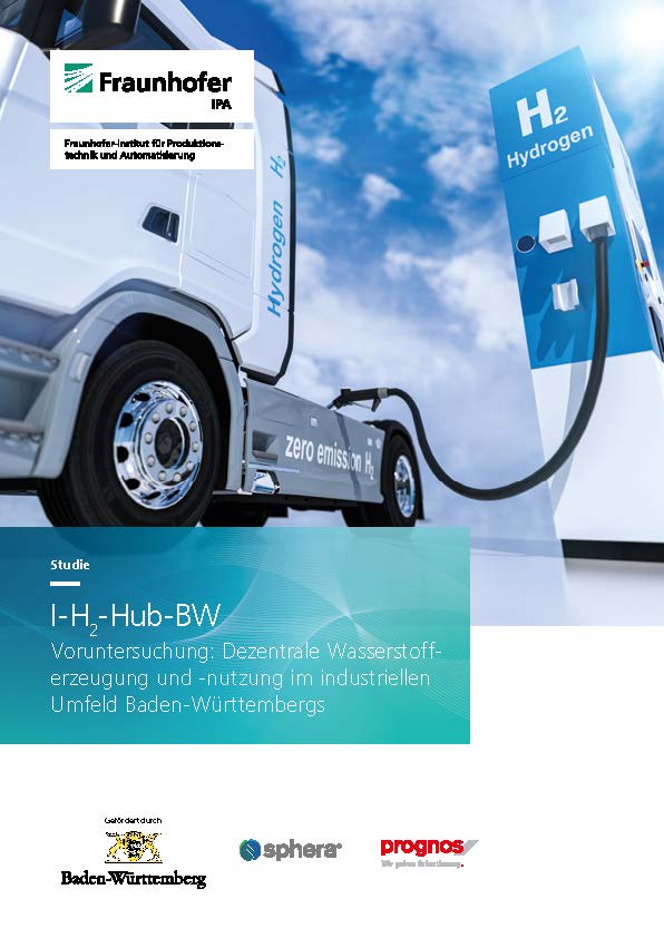 Titelseite der Studie »Industrielle Wasserstoff-Hubs in Baden-Württemberg«