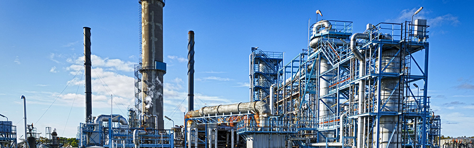 oil and gas industry in powerful HDR processing effect