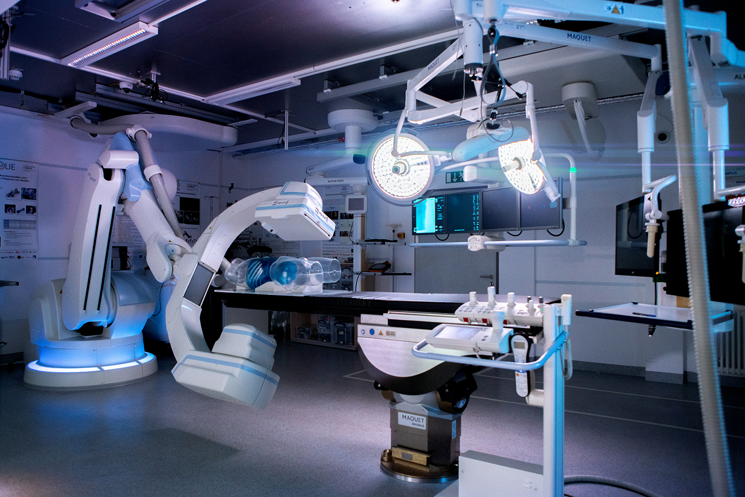 Fraunhofer IPA’s experimental hybrid operating theatre in Mannheim